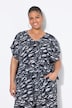 Blusenshirt, oversized, Alloverprint