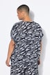 Blusenshirt, oversized, Alloverprint