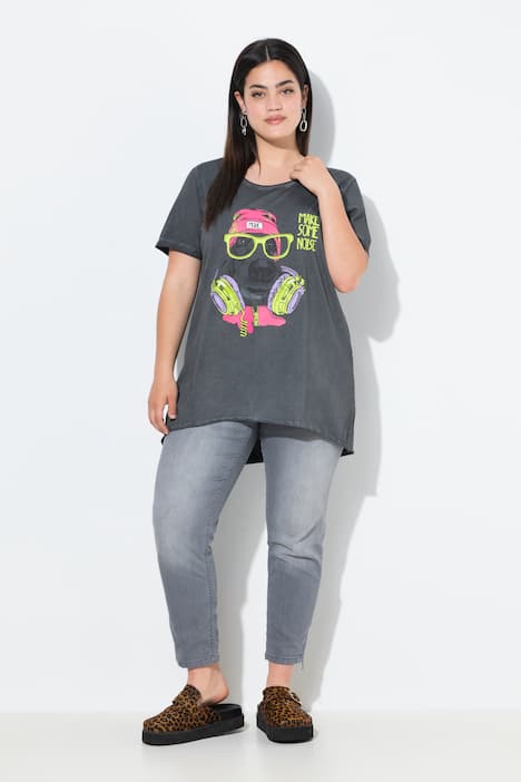 T-shirt, A-lijn, hiphop hond