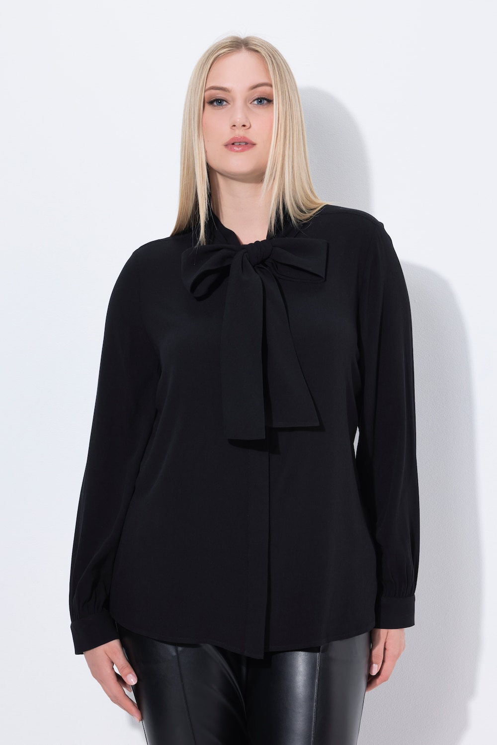 Große Größen Bluse, Damen, schwarz, Größe: 46/48, Viskose, Ulla Popken