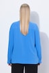 Blouse, aangeknipte sjaal, lange mouwen
