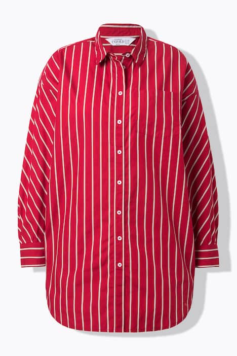 Camisa, oversize, rayas