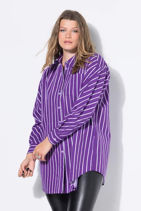 Camisa, oversize, rayas