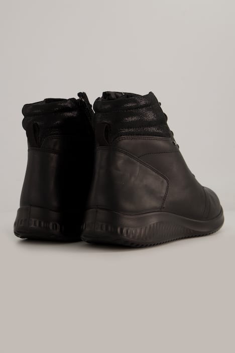 Jomos Lederboots, Lammfellfutter, Wechselfußbett, Weite K