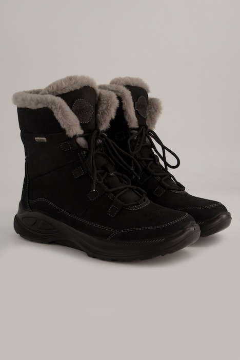 Jomos Leder-Stiefeletten, Lammfell, wasserdicht, Weite K