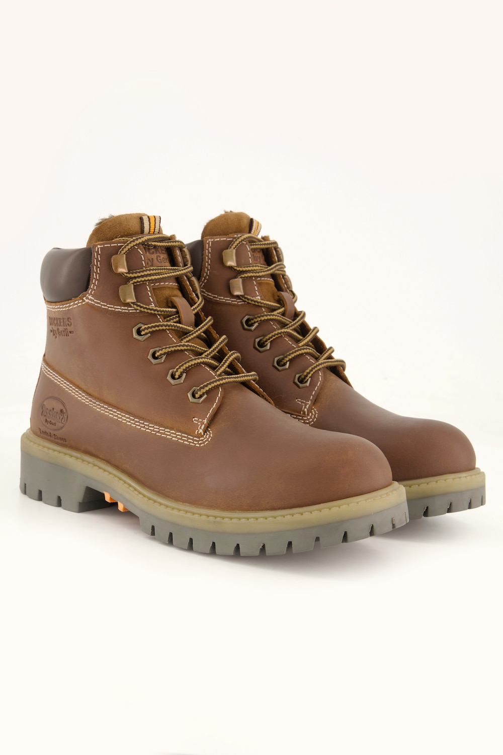 Dockers Lederboots, Webfell, Weite G