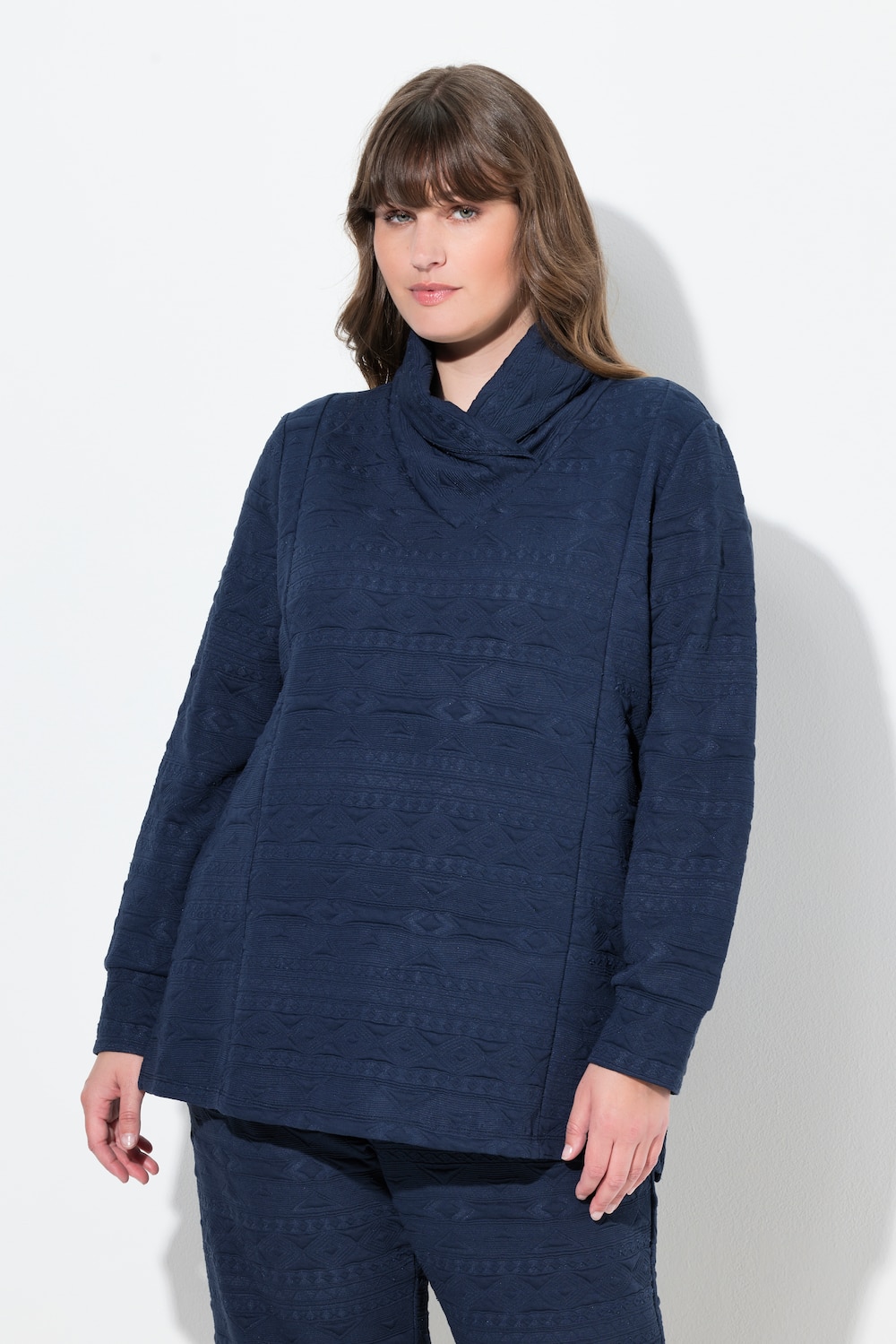 Große Größen Sweatshirt, Damen, blau, Größe: 54/56, Baumwolle, Ulla Popken