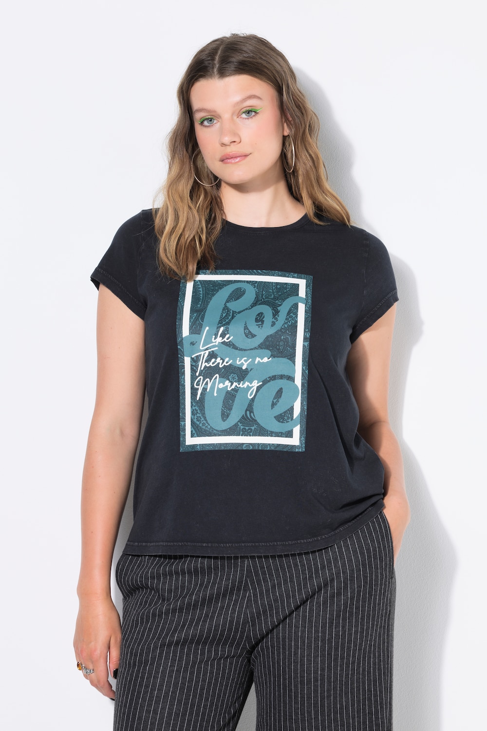 Große Größen T-Shirt, Damen, grün, Größe: 42/44, Baumwolle, Studio Untold