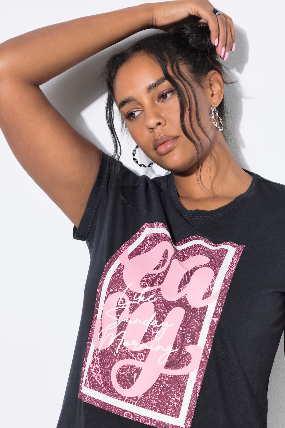 T-skjorte, klassisk form, Paisley-statement