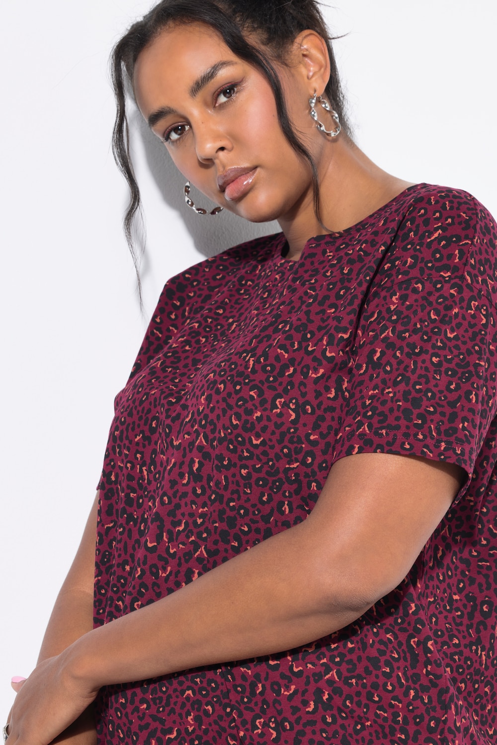 T-shirt, oversized, color-leo