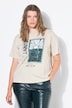 T-shirt, oversized, sun-print, pailletten