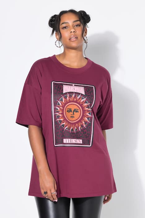 T-Shirt, oversized, Tarot Sonne