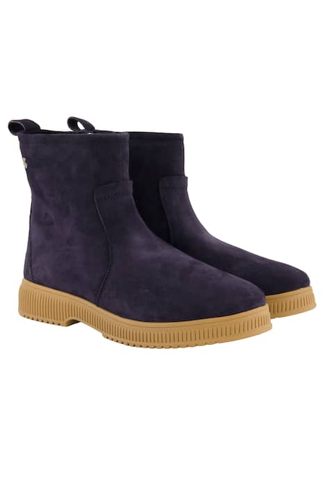 Kožené kotníkové boty Caprice, vyměnitelná stélka, šířka G