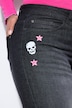 Jeans Emma, slim fit, 5-pocket, destroyed, prints
