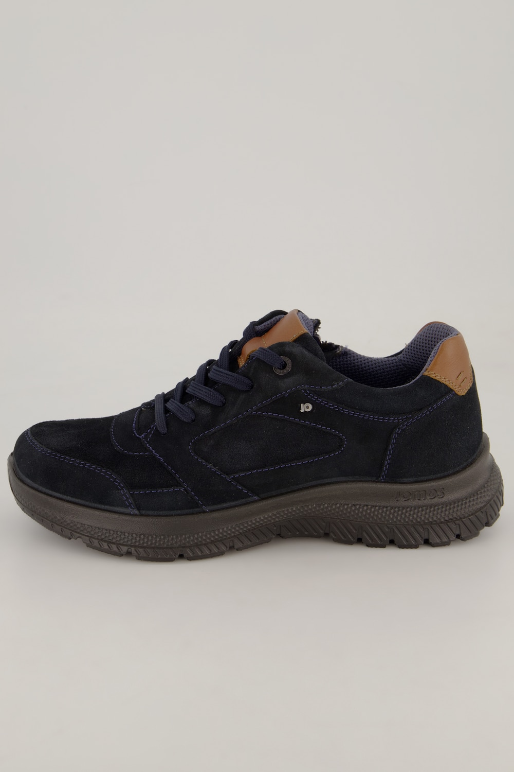 Halbschuh, Jomos,mit Reißverschluss, echtes Leder, bis Gr. 50