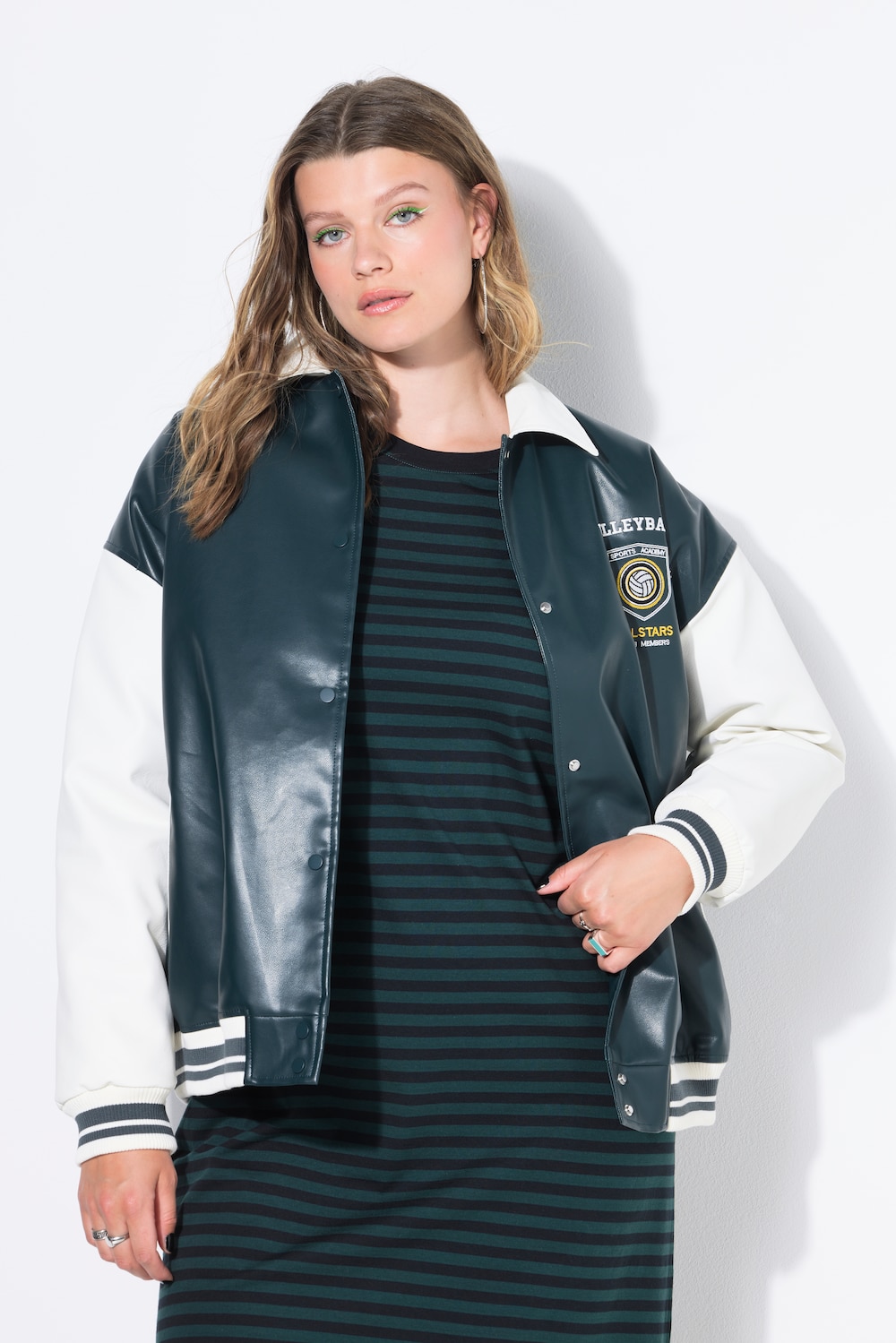 College-Jacke, zweifarbig