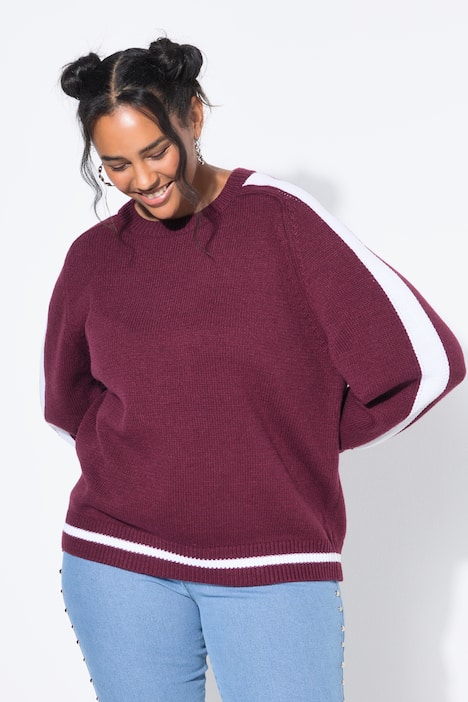 Pull oversize à manches longues raglan