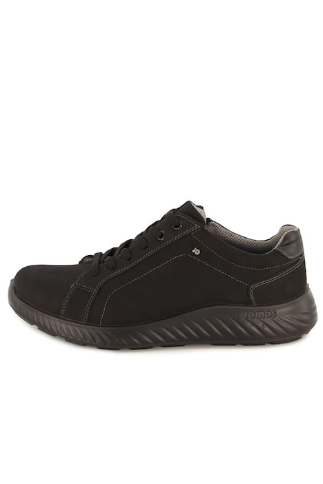 Polobotky, Jomos, extra široké, se zipem, pravá kůže, do velikosti 50