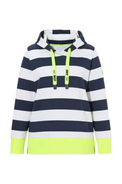 Mikina s pruhy a barevnými akcenty