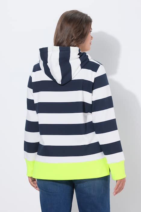 Ringel-Sweatshirt mit Farbakzenten