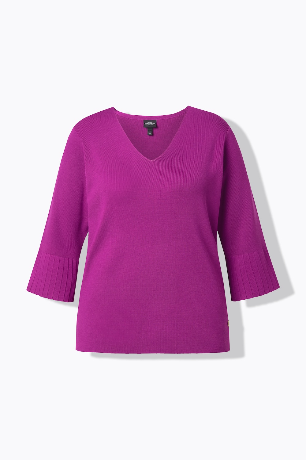 Stora storlekar Tröja, Dam, lila, storlek: 50/52, Viskos/Polyester, Ulla Popken