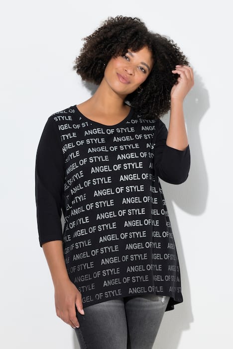 T-shirt, A-lijn, Angel of Style-tekstmotief