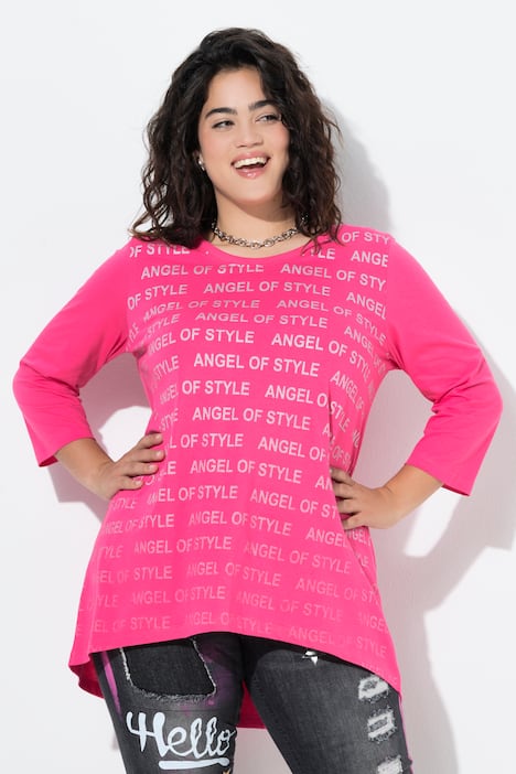 T-Shirt, A-Linie, Angel of Style Wordingmuster