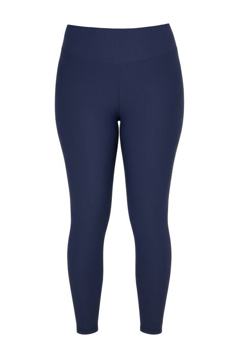 Žebrované legíny, úzké, elastický pas