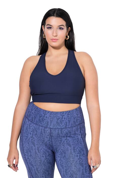 Žebrovaná podprsenka, žebrovaný žerzej, překřížená ramínka na zádech, síťovaná podšívka