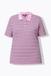 Poloshirt, classic fit, piqué, strepen, korte mouw