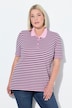 Poloshirt, classic fit, piqué, strepen, korte mouw