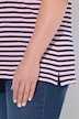 Poloshirt, classic fit, piqué, strepen, korte mouw