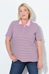 Poloshirt, classic fit, piqué, strepen, korte mouw