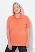 Poloskjorte, classic fit, pique, striper, korte ermer