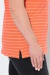 Poloskjorte, classic fit, pique, striper, korte ermer