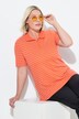 Poloskjorte, classic fit, pique, striper, korte ermer