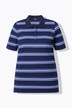 Poloshirt, classic fit, piqué, strepen, korte mouw
