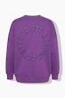 Bluza, oversize, stonowany nadruk z tyłu