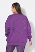 Bluza, oversize, stonowany nadruk z tyłu