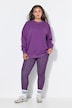 Bluza, oversize, stonowany nadruk z tyłu