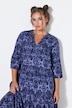 Maxi-jurk, A-lijn, all-over print, volants