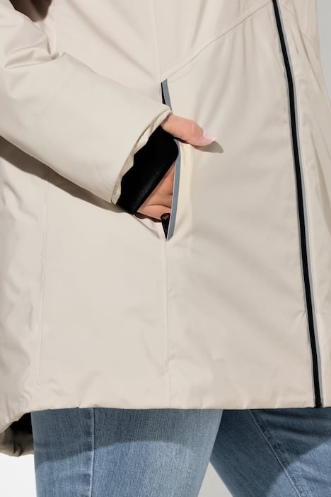 HYPRAR Funktionsjacke, wasserdicht, A-Linie, Kapuze