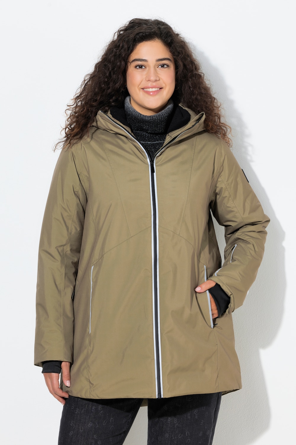 Große Größen HYPRAR Funktionsjacke, Damen, braun, Größe: 58/60, Polyester, Ulla Popken