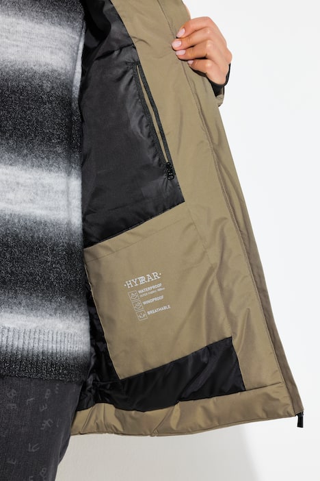 HYPRAR Funktionsjacke, wasserdicht, A-Linie, Kapuze