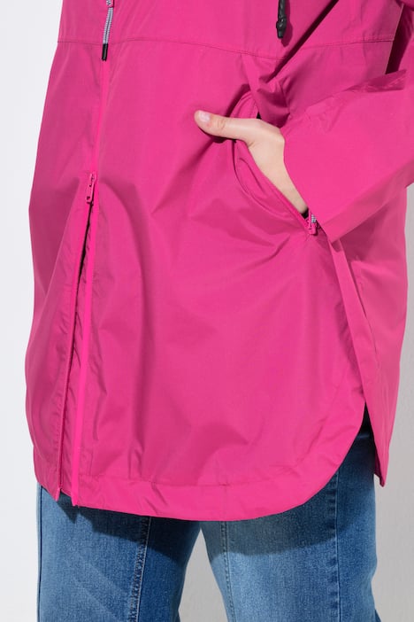 HYPRAR lichte functionele jas, waterdicht, A-lijn, capuchon
