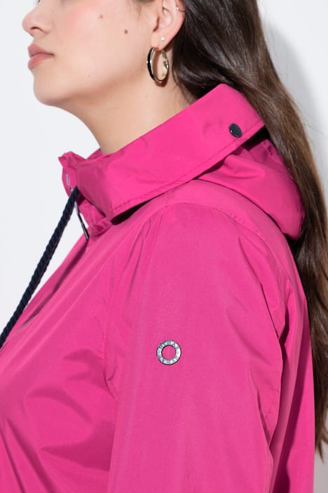 HYPRAR lichte functionele jas, waterdicht, A-lijn, capuchon