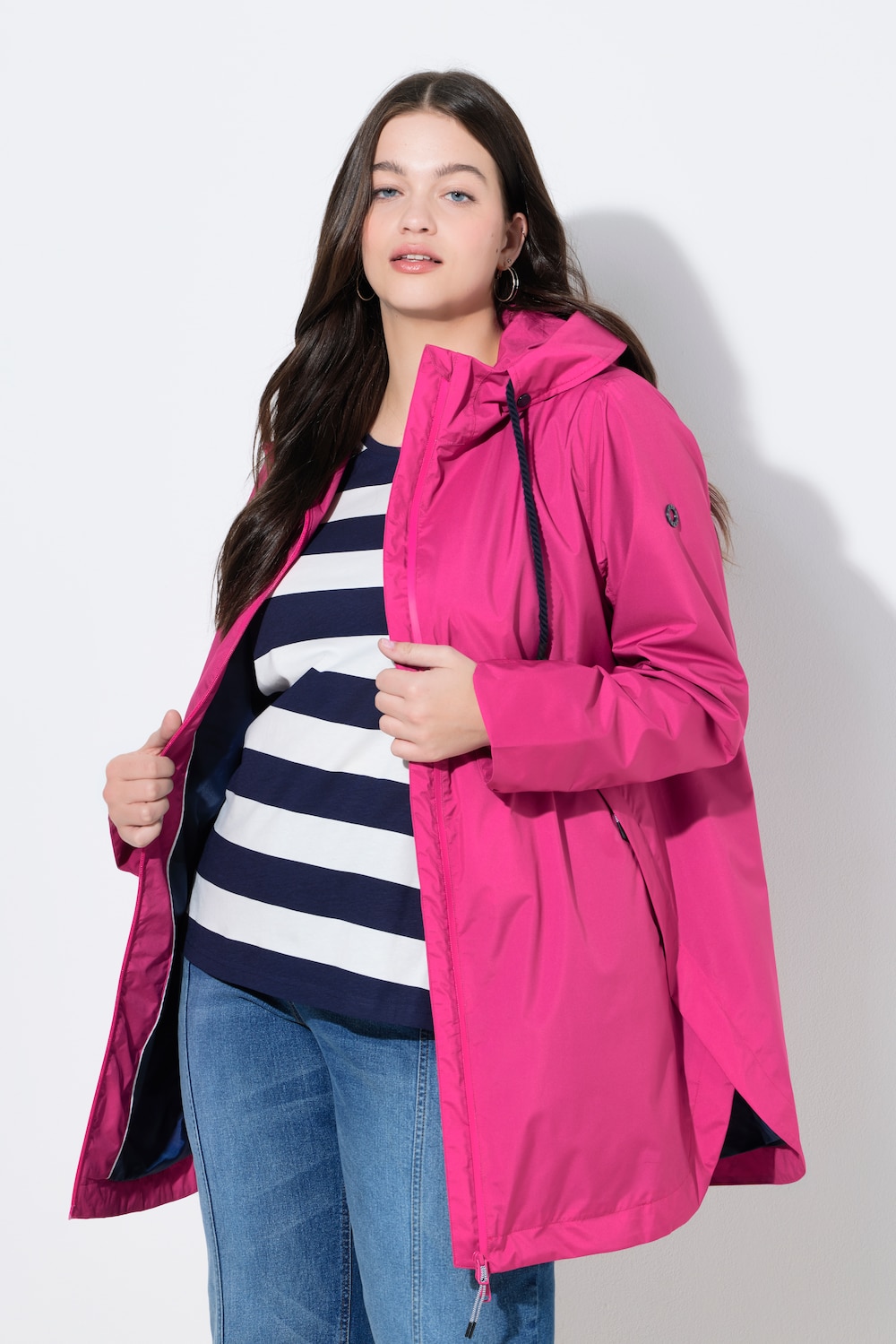 HYPRAR lichte functionele jas, waterdicht, A-lijn, capuchon