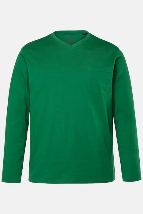 JP1880 Schlafanzug, Homewear, Zweiteiler, Langarmshirt, gemusterte, lange Hose, bis 8 XL