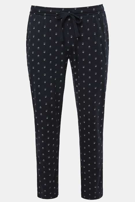 JP1880 Schlafanzug, Homewear, Zweiteiler, Langarmshirt, gemusterte, lange Hose, bis 8 XL