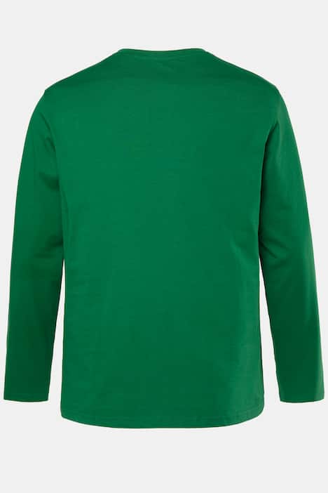 JP1880 Schlafanzug, Homewear, Zweiteiler, Langarmshirt, gemusterte, lange Hose, bis 8 XL